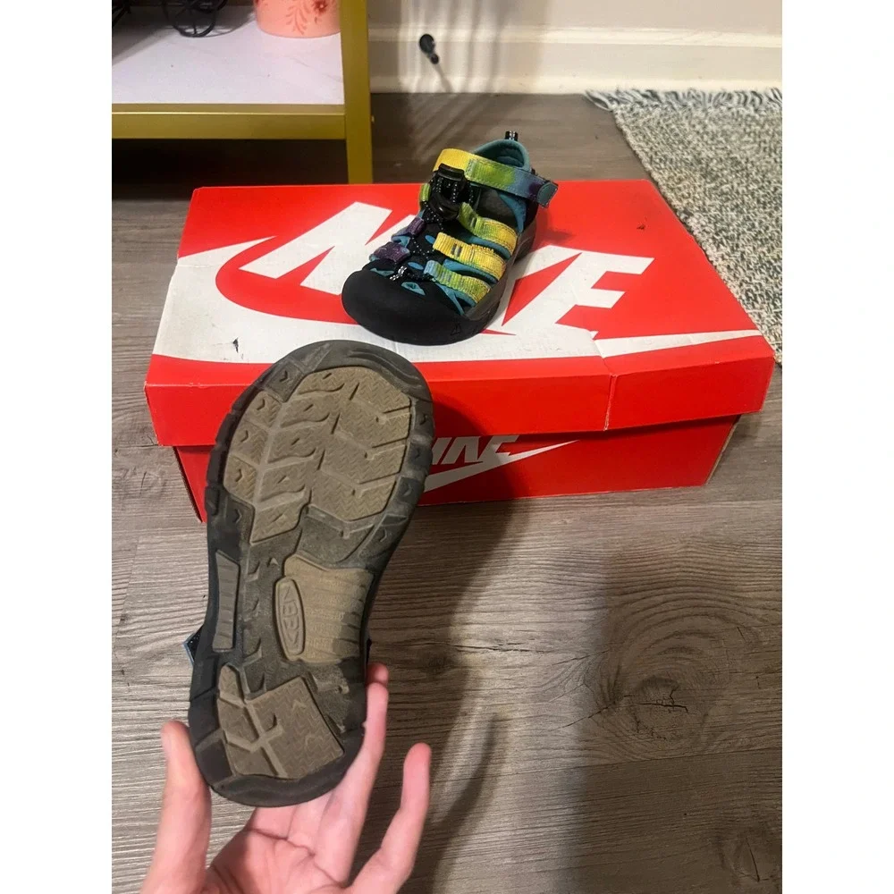 Keen Newport H2 Little Kids Rainbow Tie Dye 1018447 Size 12C